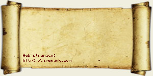 Omilj Kanić vizit kartica